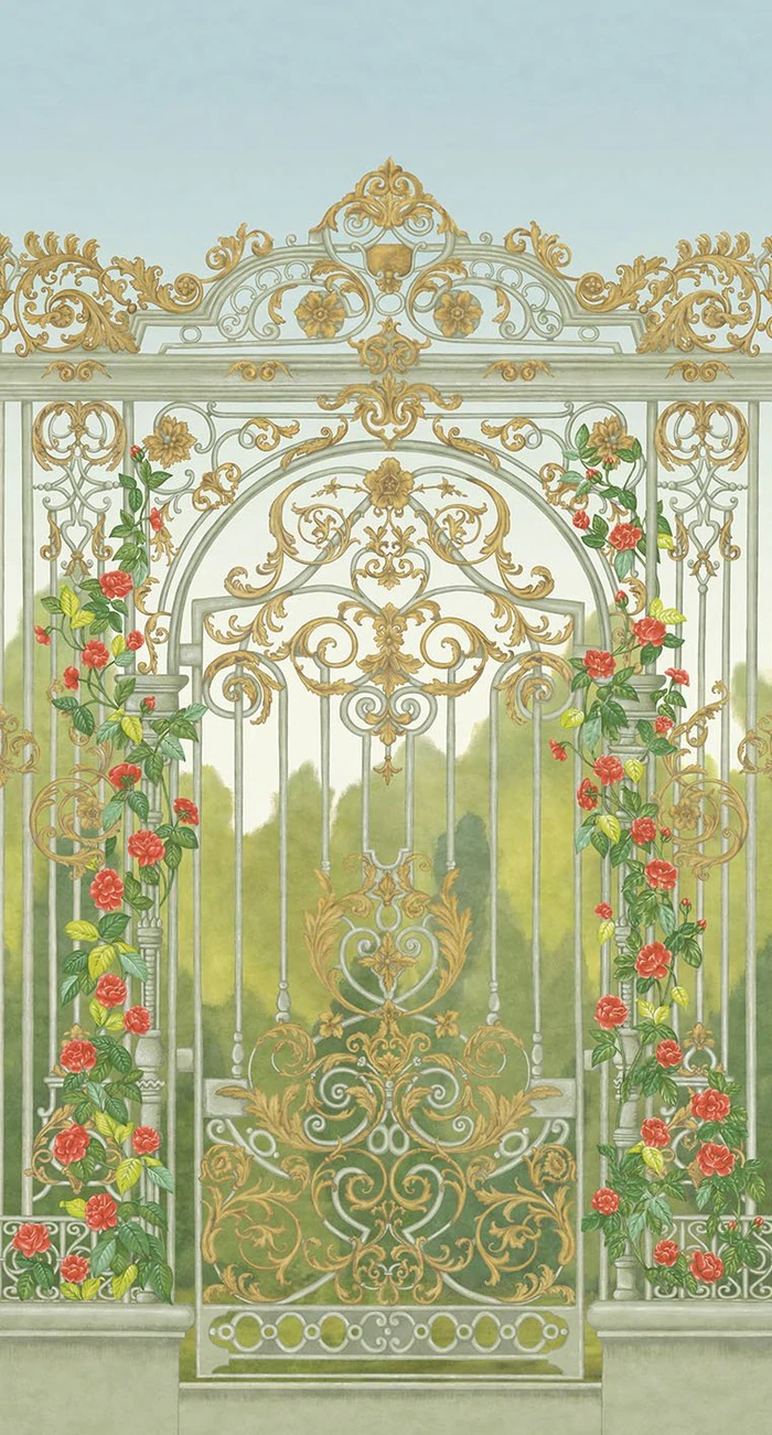 Tijou Gate Tapete - 118/8017 - Cole&Son - Historic Royal Palaces - Great Masters von Cole&Son aus der Kategorie Historic Royal Palaces - Great Masters mit der Artikelnummer 118-8017