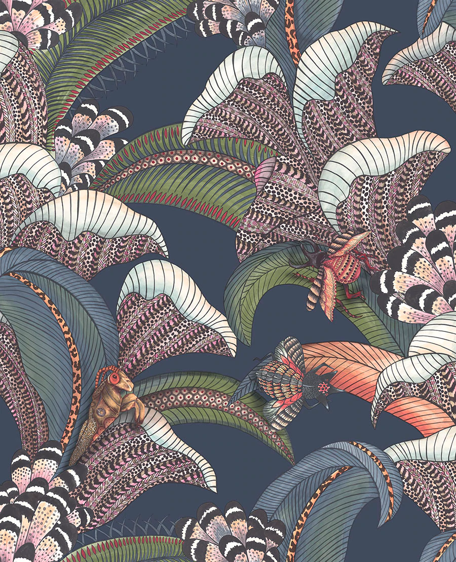 Hoopoe Leaves Tapete - 119/1006 - Cole&Son - Ardmore - Jabula von Cole&Son aus der Kategorie Ardmore Jabula mit der Artikelnummer 119-1006