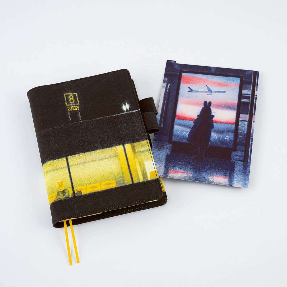 Schreibunterlage A5 – Akiko Miyakoshi: In the Air | Hobonichi