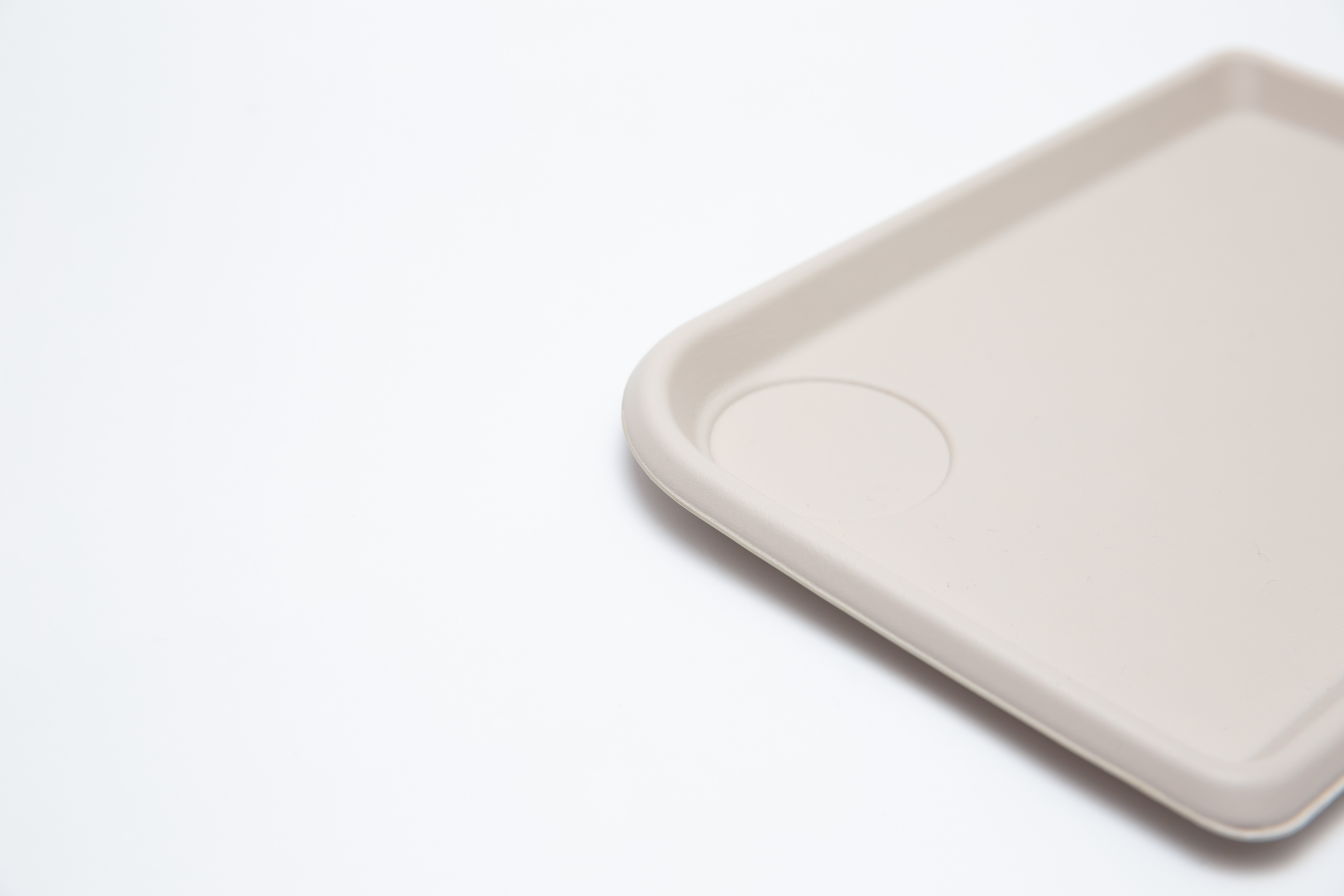 Classic Reflect - Eco Leather Tray - Colonnade Gray - L - YSTUDIO