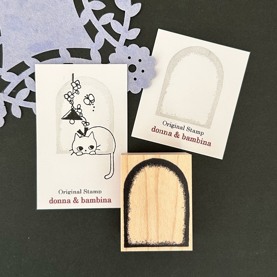 "Window Frame" - donna&bambina - Japanischer Stempel