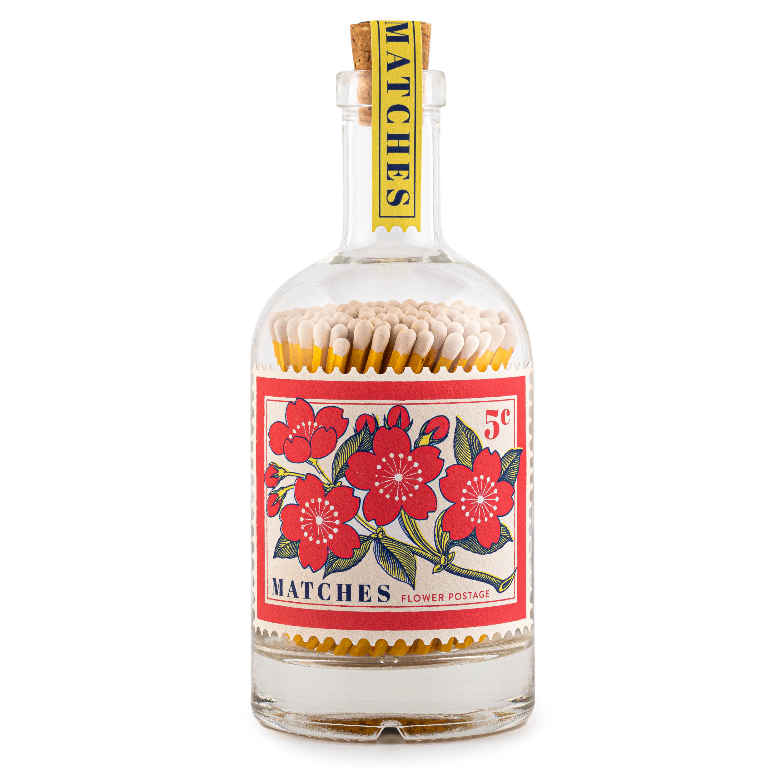 Streichhölzer "Flowers Stamp" im Glas - Streichholzflasche von Archivist Streichhölzer "Flowers Stamp" im Glas - Streichholzflasche von Archivist