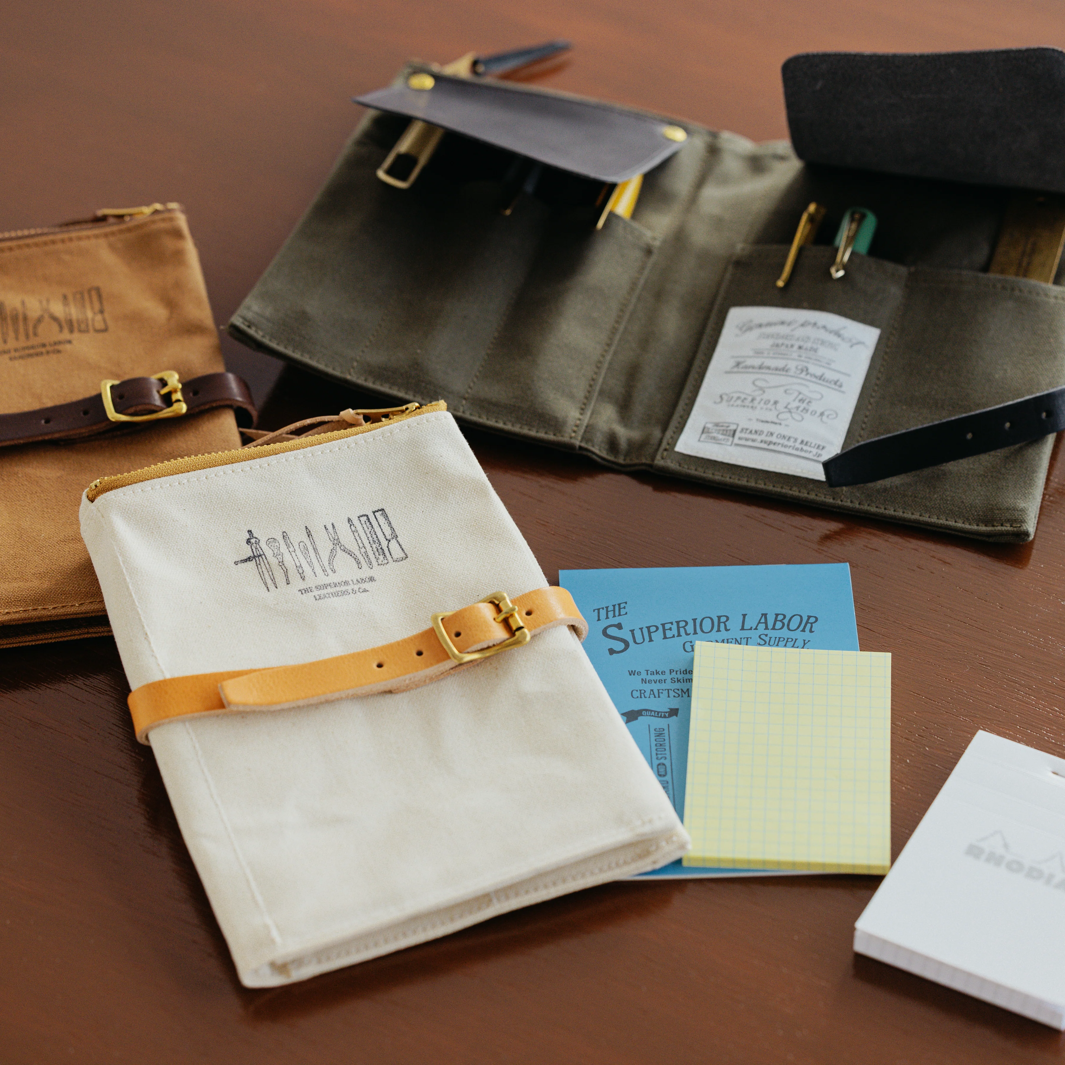 Paraffin Canvas Pen Case - Stiftetui aus Leinen - The Superior Labor - *Pre-order/Vorbestellung*