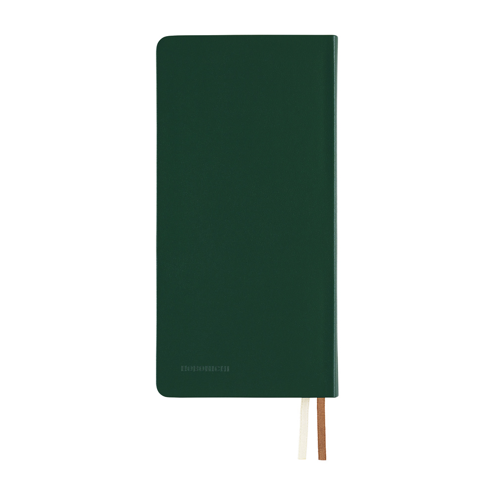 Weeks 2027 englisch – Leather: Forest Green | Hobonichi