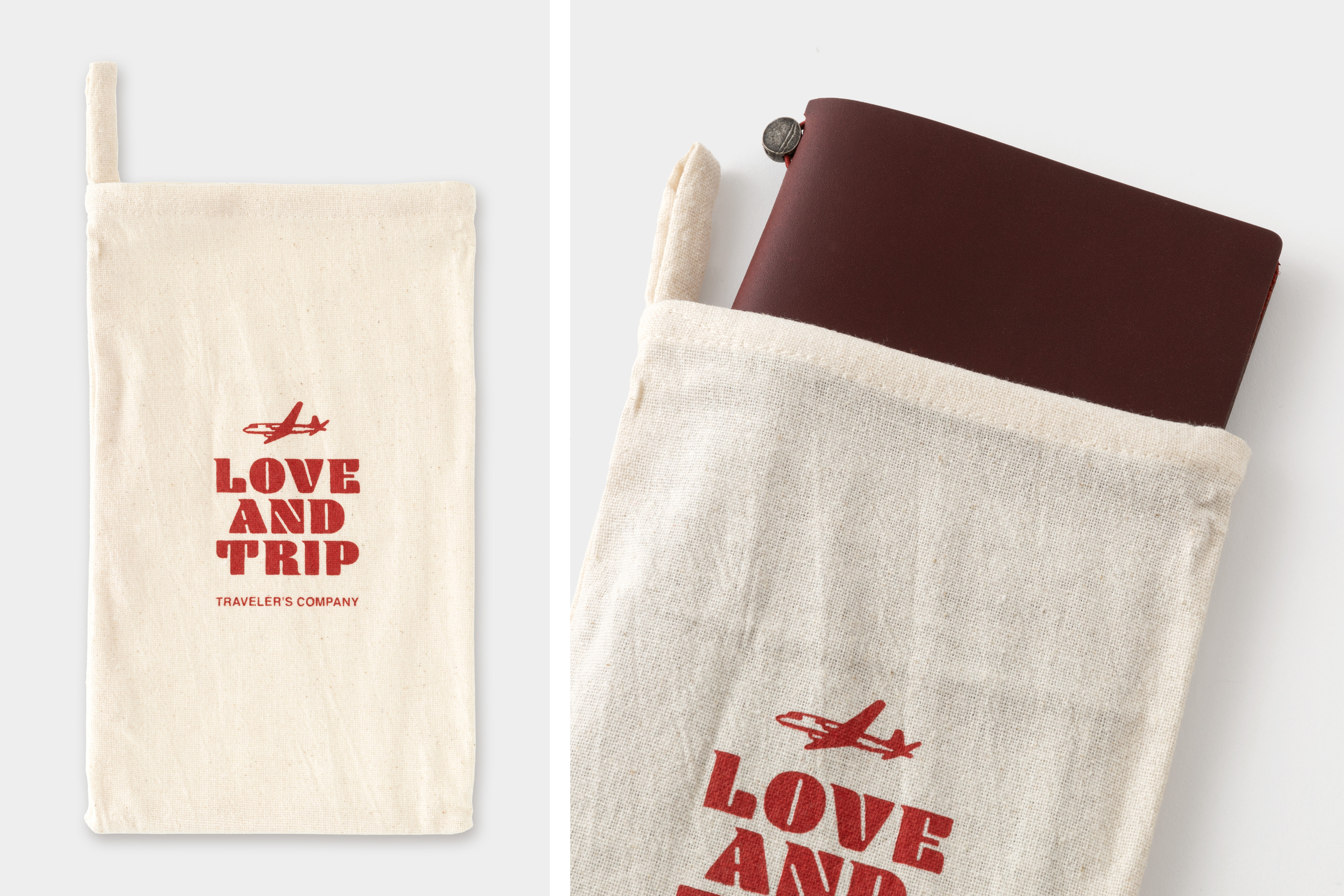 TRAVELER'S Notebook "Love and Trip" Burgundy - Limited Edition - ***Preorder / Vorbestellung***