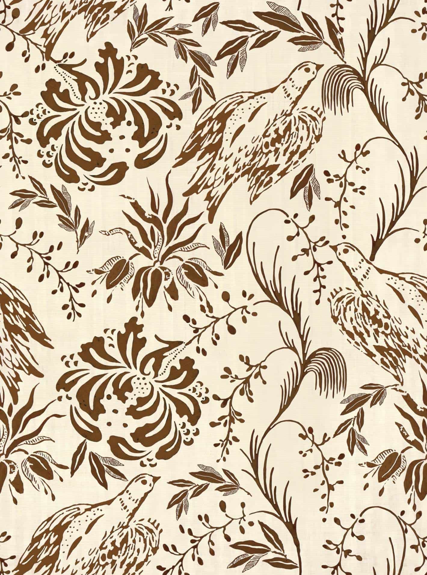 Tapete FOLK EMBROIDERY Tobacco-WP30017-MINDTHEGAP-MIND THE GAP Tapete FOLK EMBROIDERY Tobacco von MINDTHEGAP aus der Kategorie MIND THE GAP mit der Artikelnummer WP30017