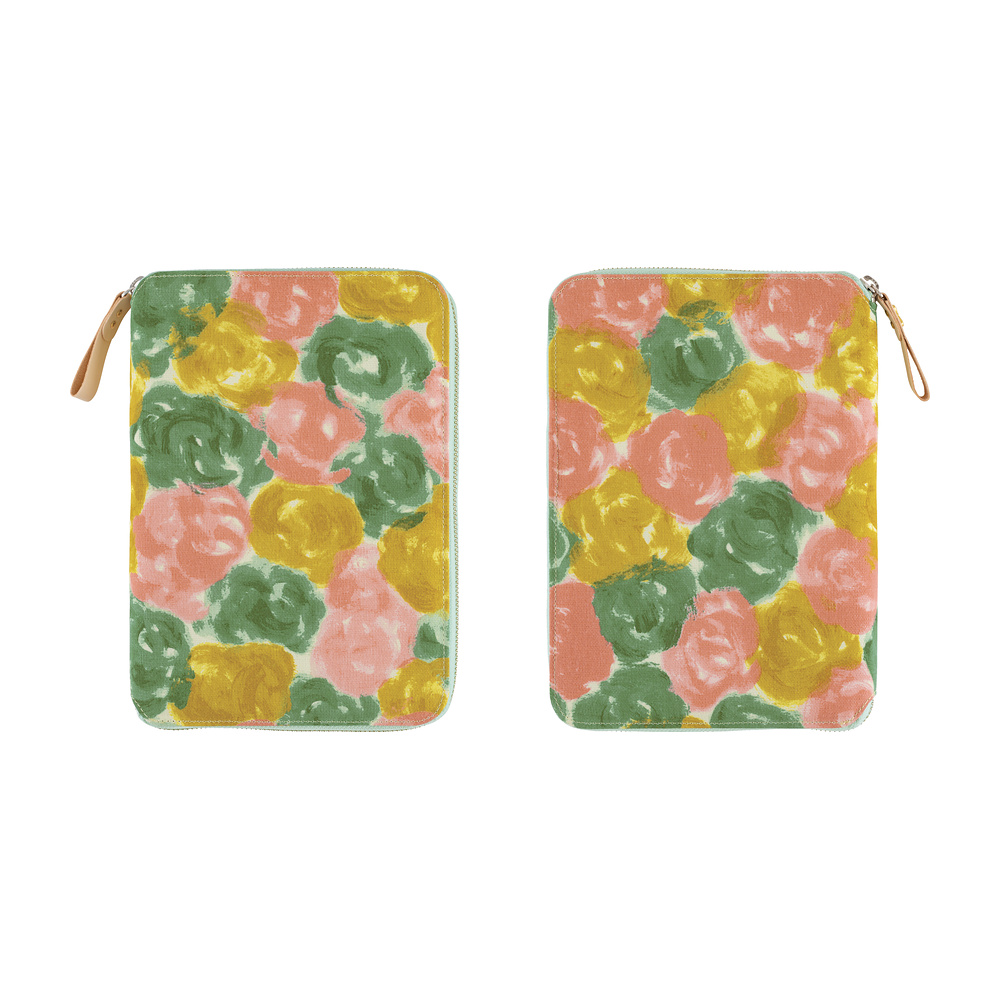 Hülle A5 Cousin – minä perhonen: glass flower (Pink Mix) | Hobonichi