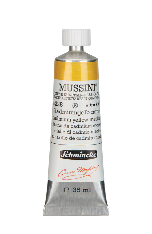 228 - Kadmiumgelb mittel - 35ml - Mussini Ölfarbe von Schmincke - PG5