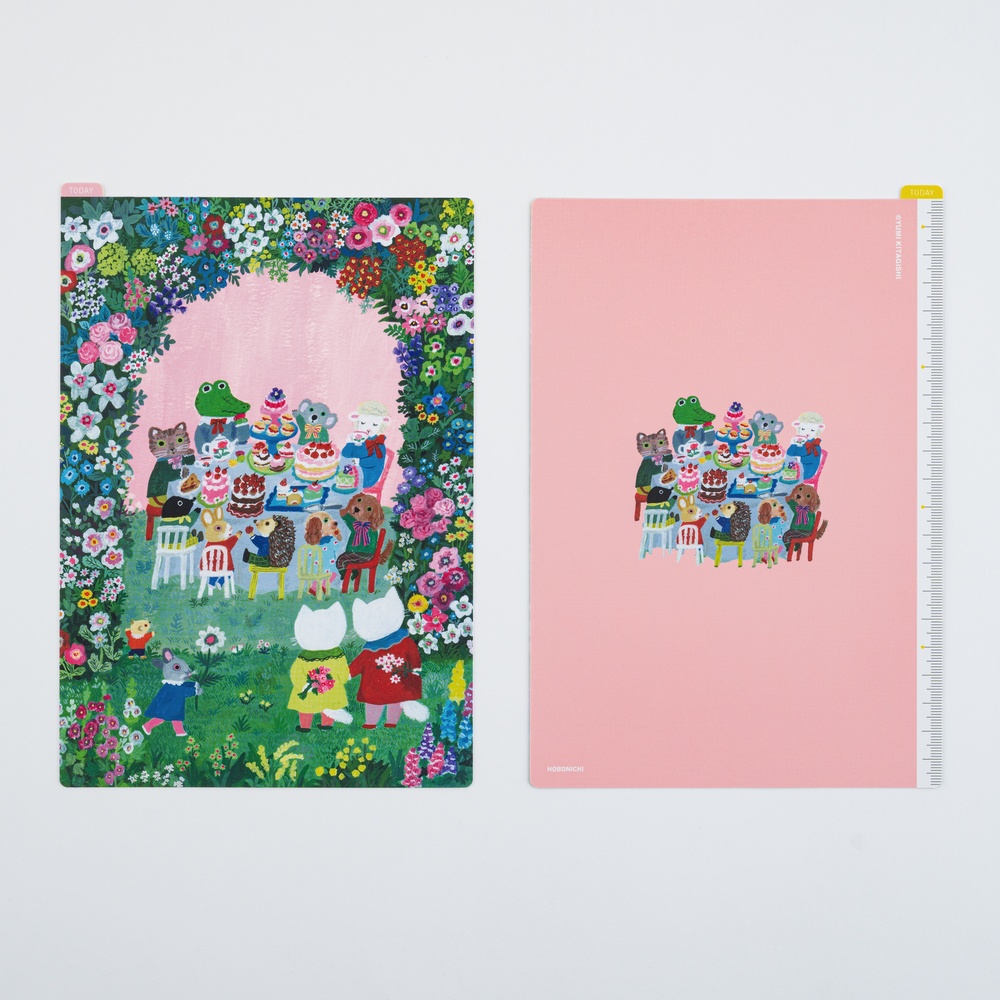 Schreibunterlage A5 – Yumi Kitagishi: In the Garden | Hobonichi