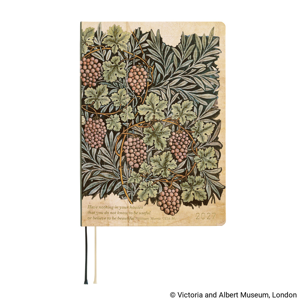 HON A5 2027 englisch – V&A Series: Vine | Hobonichi