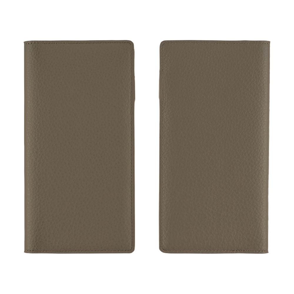Hülle Weeks – Leather: Taut (Gray & Light Blue) | Hobonichi