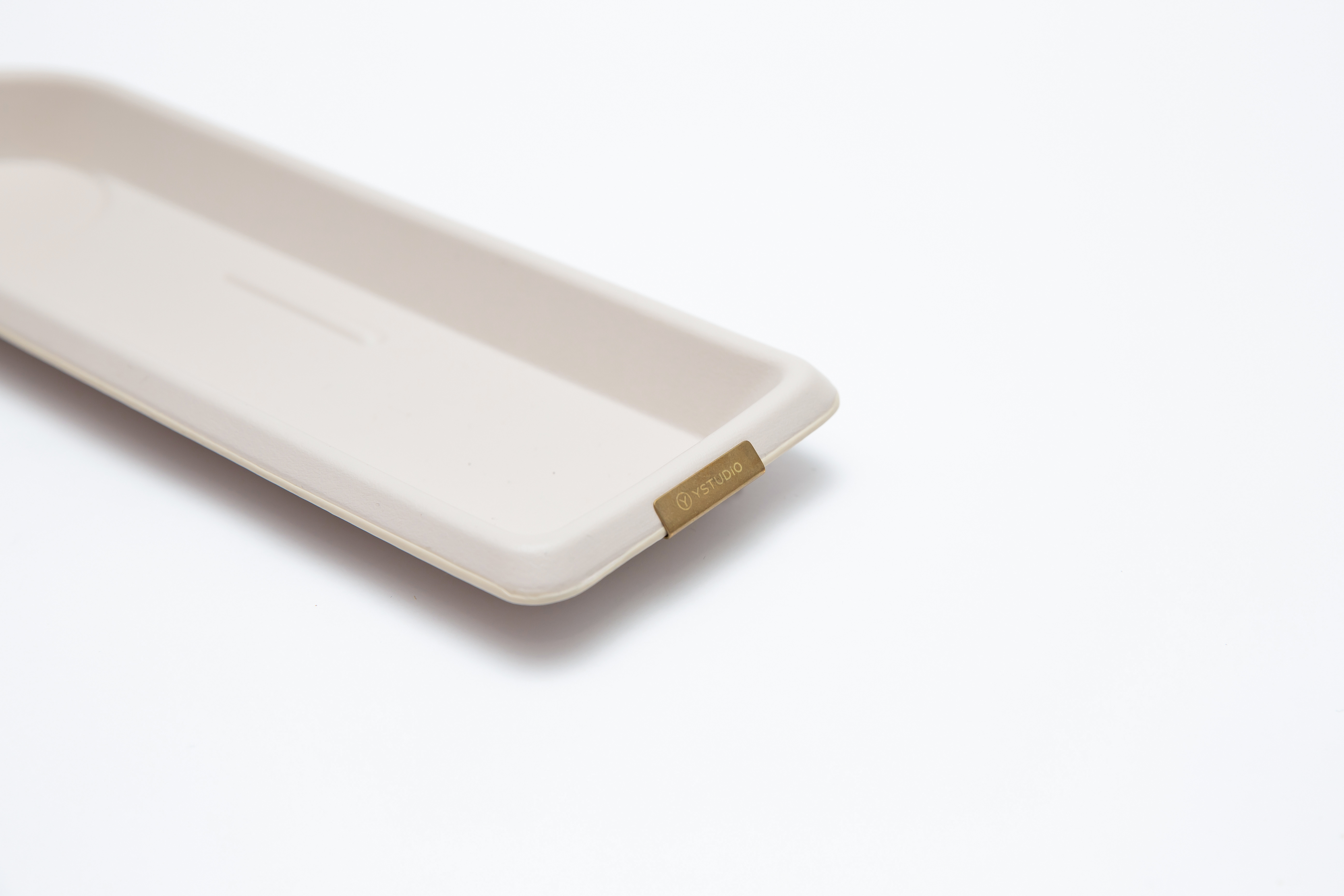 Classic Reflect - Eco Leather Tray - Colonnade Gray - S - YSTUDIO