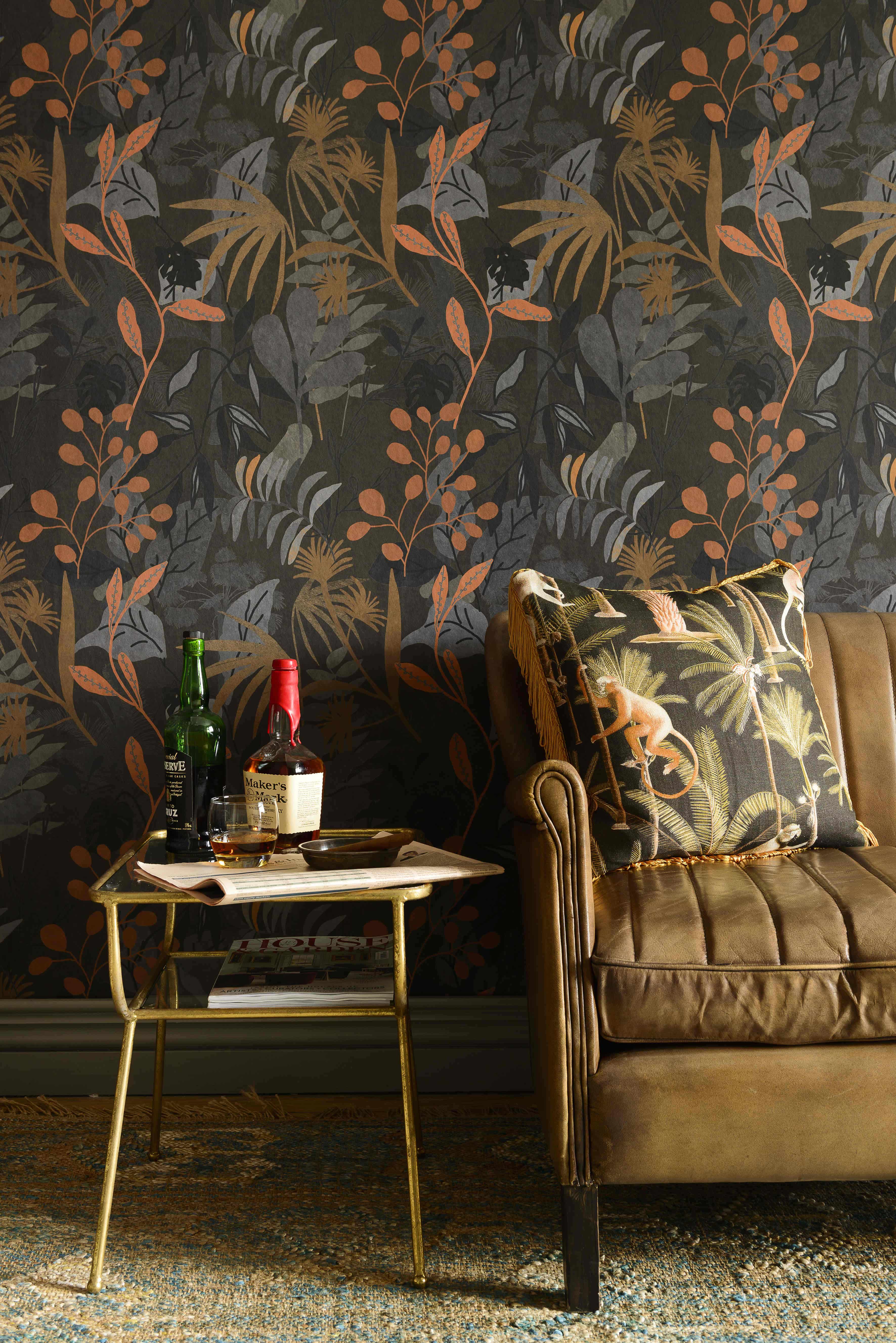 Tapete CARIBBEAN GARDEN Dark-WP20487-MINDTHEGAP-MIND THE GAP Tapete CARIBBEAN GARDEN Dark von MINDTHEGAP aus der Kategorie MIND THE GAP mit der Artikelnummer WP20487