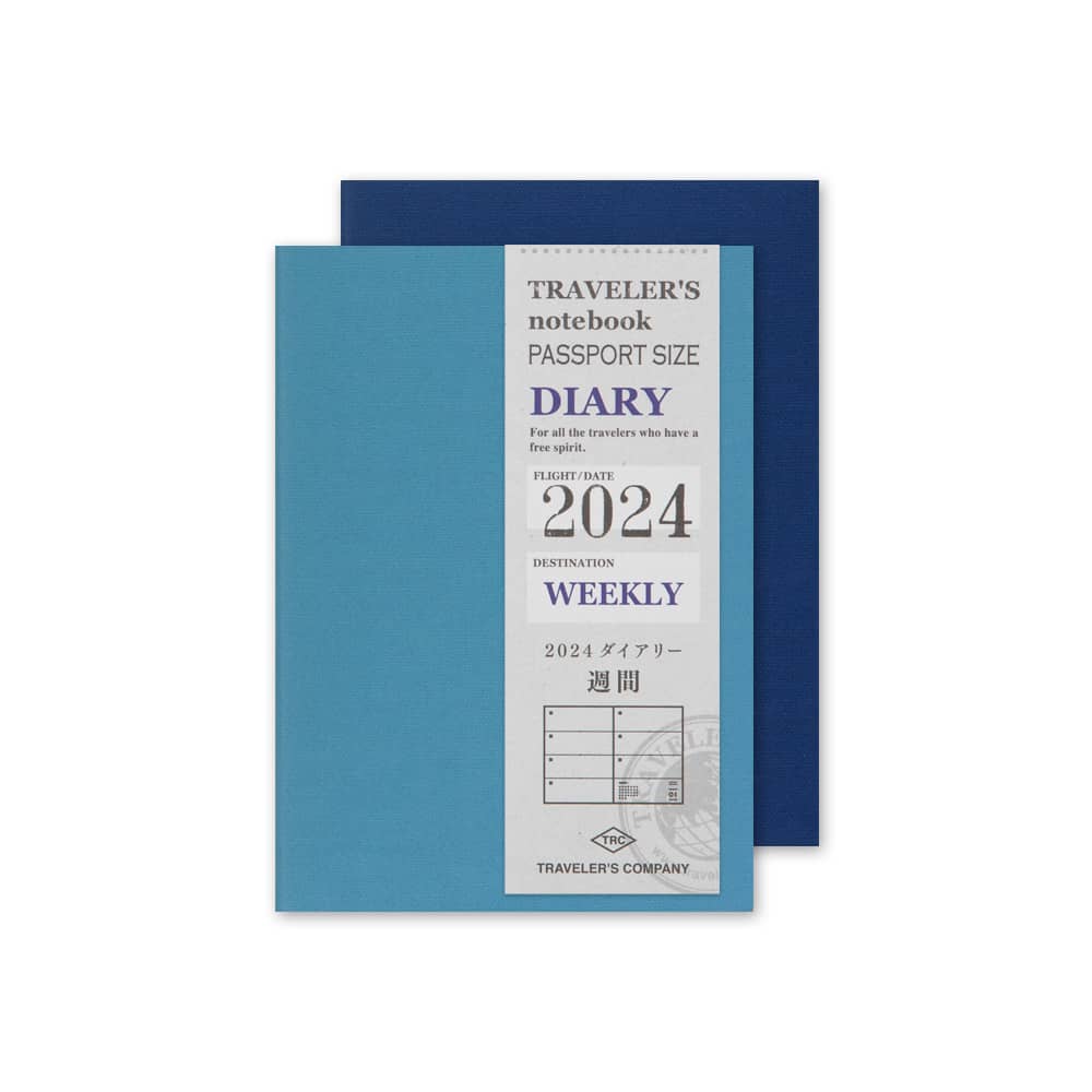 2024 Kalender (Wochenansicht) - TRAVELER'S Notebook Refill Passport