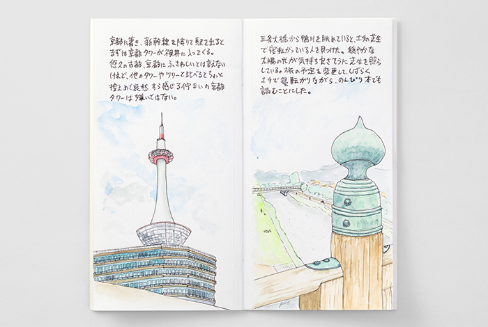 027- Aquarellpapier, perforiert - TRAVELER'S Notebook Refill von TRAVELER'S COMPANY JAPAN aus der Kategorie Einlagen und Zubehör für Größe "Regular" mit der Artikelnummer 14401006