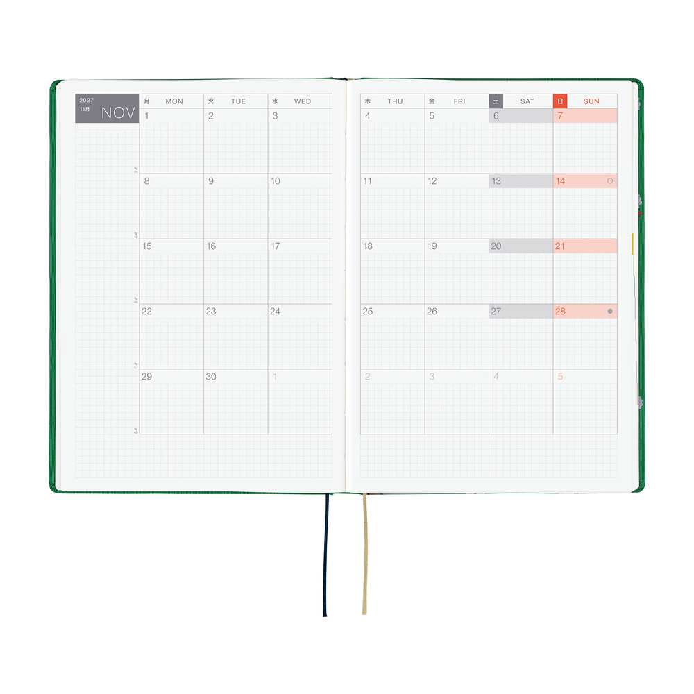 HON A5 2027 englisch – Bow & Tie: Sheep Sheep Sheep | Hobonichi