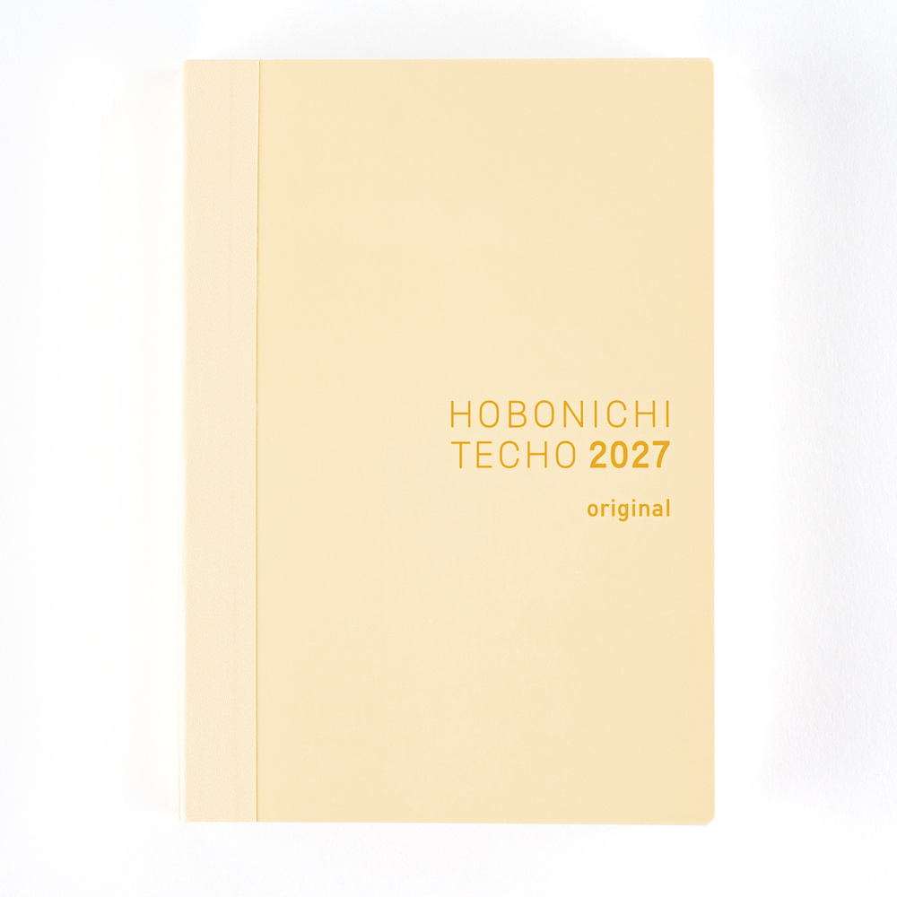 Kalenderbuch A6 Original 2027 – englisch | Hobonichi