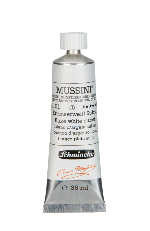 101 - Kremserweiß - 35ml - Mussini Ölfarbe von Schmincke - PG1