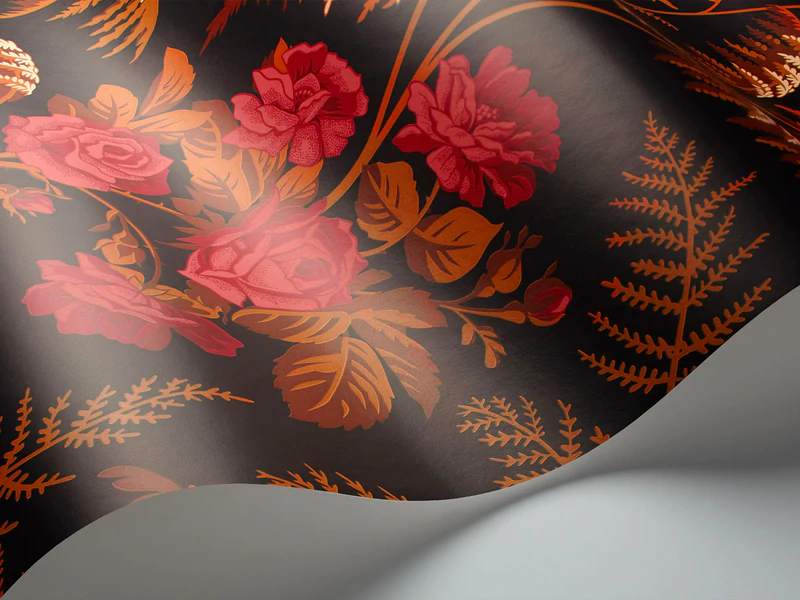 Rose Tapete - 115/10029 - Cole&Son - Botanical ~Botanica~ von Cole&Son aus der Kategorie Botanical Botanica mit der Artikelnummer 115-10029