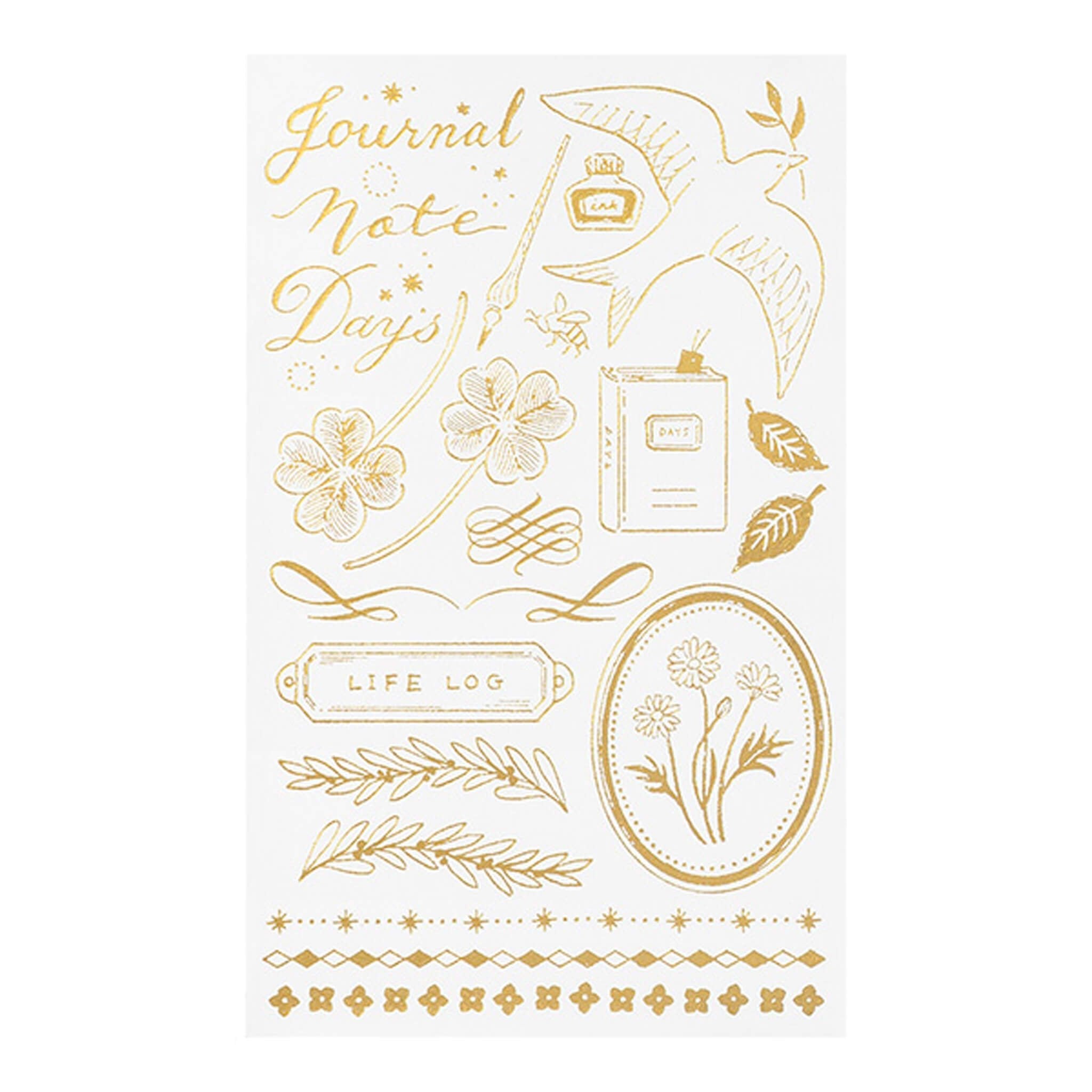 Midori Transfer Sticker Gold - Motivs for Record Midori Transfer Sticker Gold - Motivs for Record