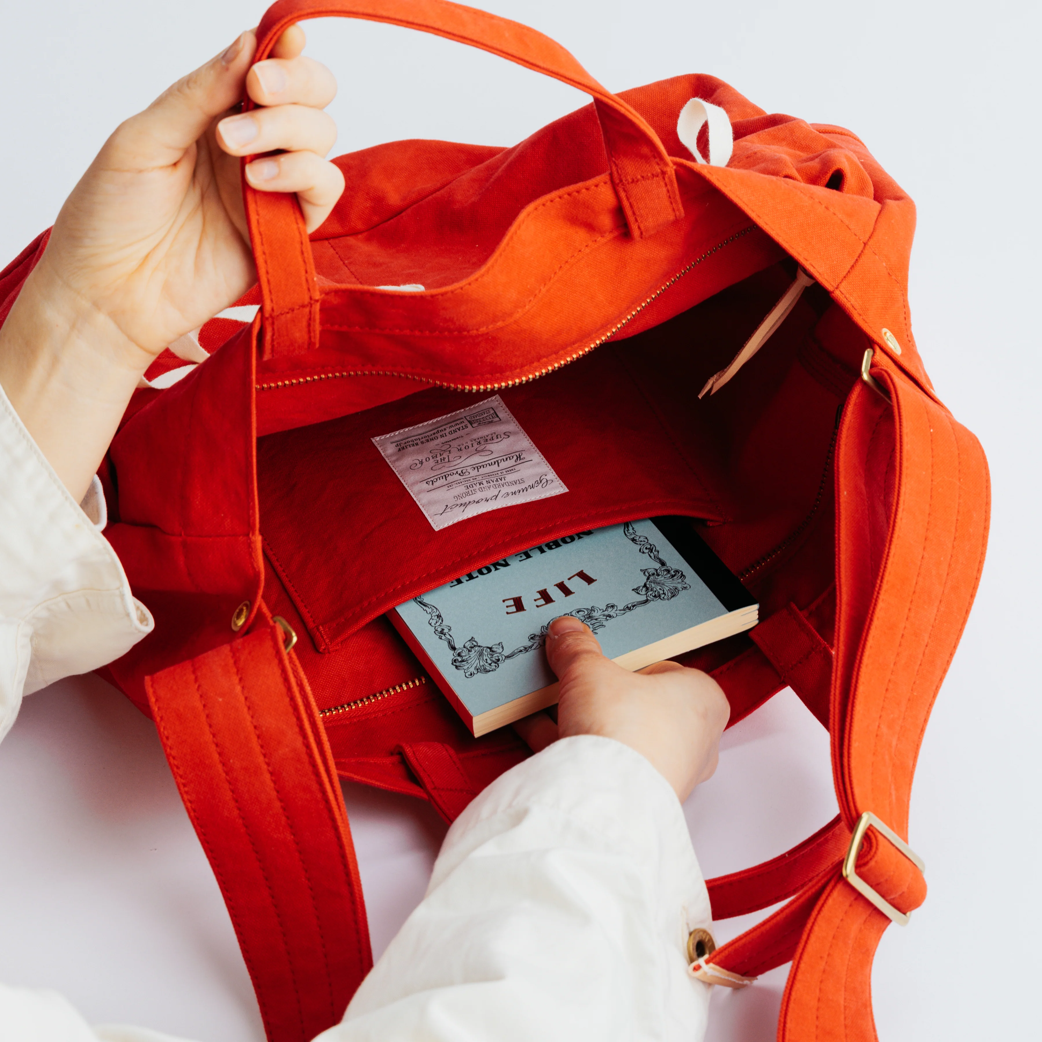 Two Pocket Shoulder Bag - Schultertasche aus Baumwolle - The Superior Labor - *Pre-order/Vorbestellung*