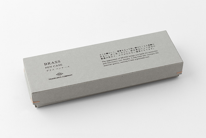 Pencase - Stifteetui aus Messing - Serie BRASS von der TRAVELER'S COMPANY JAPAN