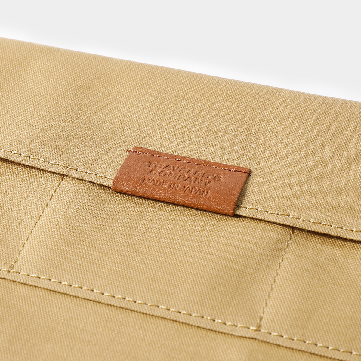 Zipper Case Baumwolle "Beige" - TRAVELER'S FACTORY Notebook Refill Regular