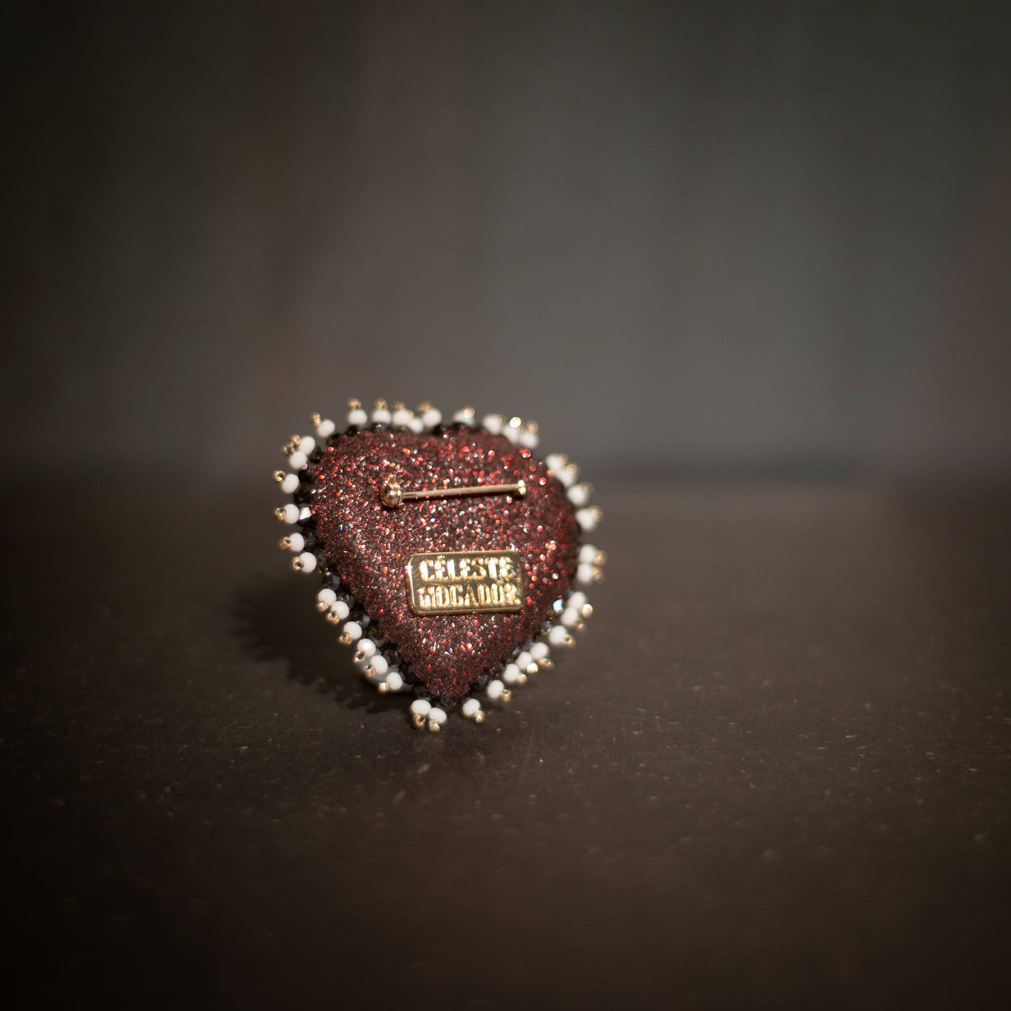 Brosche Herz - S-BR01-C03-S-Celeste Mogador-Broschen Brosche Herz - S von Celeste Mogador aus der Kategorie Broschen mit der Artikelnummer BR01-C03-S