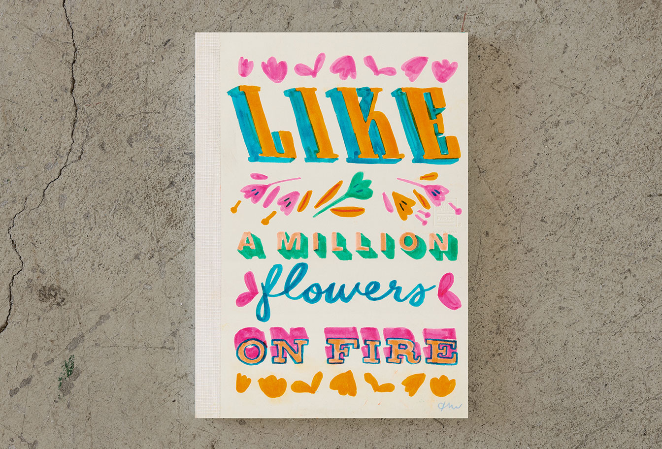 MD Notebook 15th – Edition Holly Wales - A6 - blanko / blank - Midori Notizbuch - limitiert MD Notebook 15th – Edition Holly Wales - A6 - blanko / blank - Midori Notizbuch - limitiert