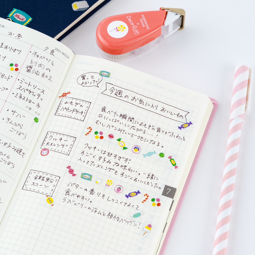 Deco Rush – Bow&Tie: Candy Dream | Hobonichi