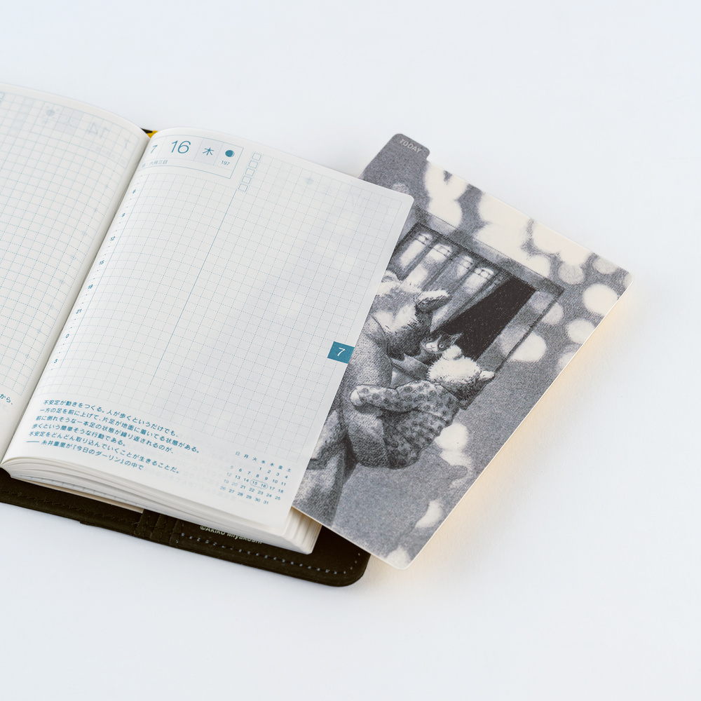 Schreibunterlage A6 – Akiko Miyakoshi: Sunny Day | Hobonichi