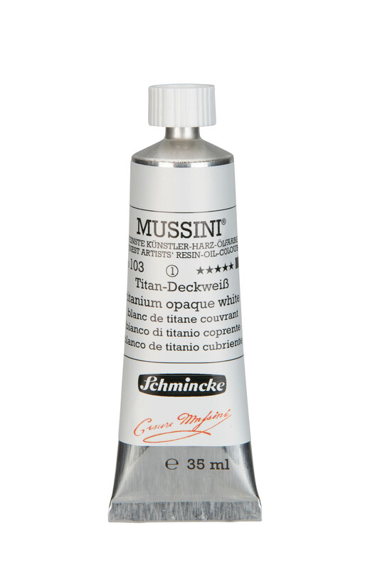 103 - Titan-Deckweiß - 35ml - Mussini Ölfarbe von Schmincke - PG1