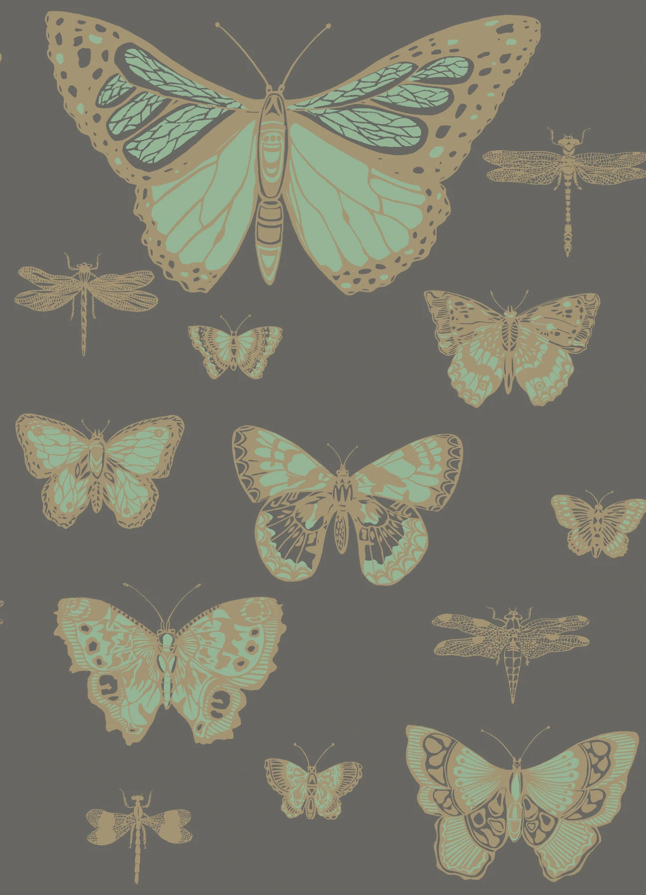 Butterflies & Dragonflies Tapete - 103/15067 - Cole&Son - Whimsical-103-15067-Cole&Son-Whimsical Butterflies & Dragonflies Tapete - 103/15067 - Cole&Son - Whimsical von Cole&Son aus der Kategorie Whimsical mit der Artikelnummer 103-15067