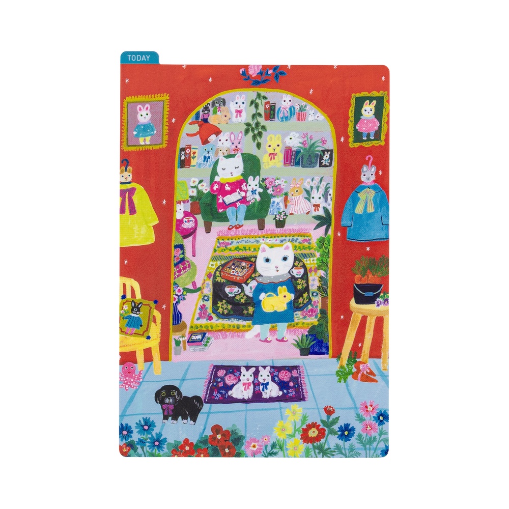 Schreibunterlage A6 – Yumi Kitagishi: In the Room | Hobonichi