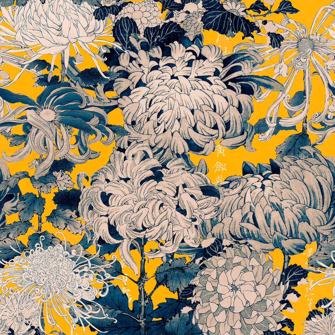 Tapete CHRYSANTHEMUMS Yellow-WP20321-MINDTHEGAP-MIND THE GAP Tapete CHRYSANTHEMUMS Yellow von MINDTHEGAP aus der Kategorie MIND THE GAP mit der Artikelnummer WP20321
