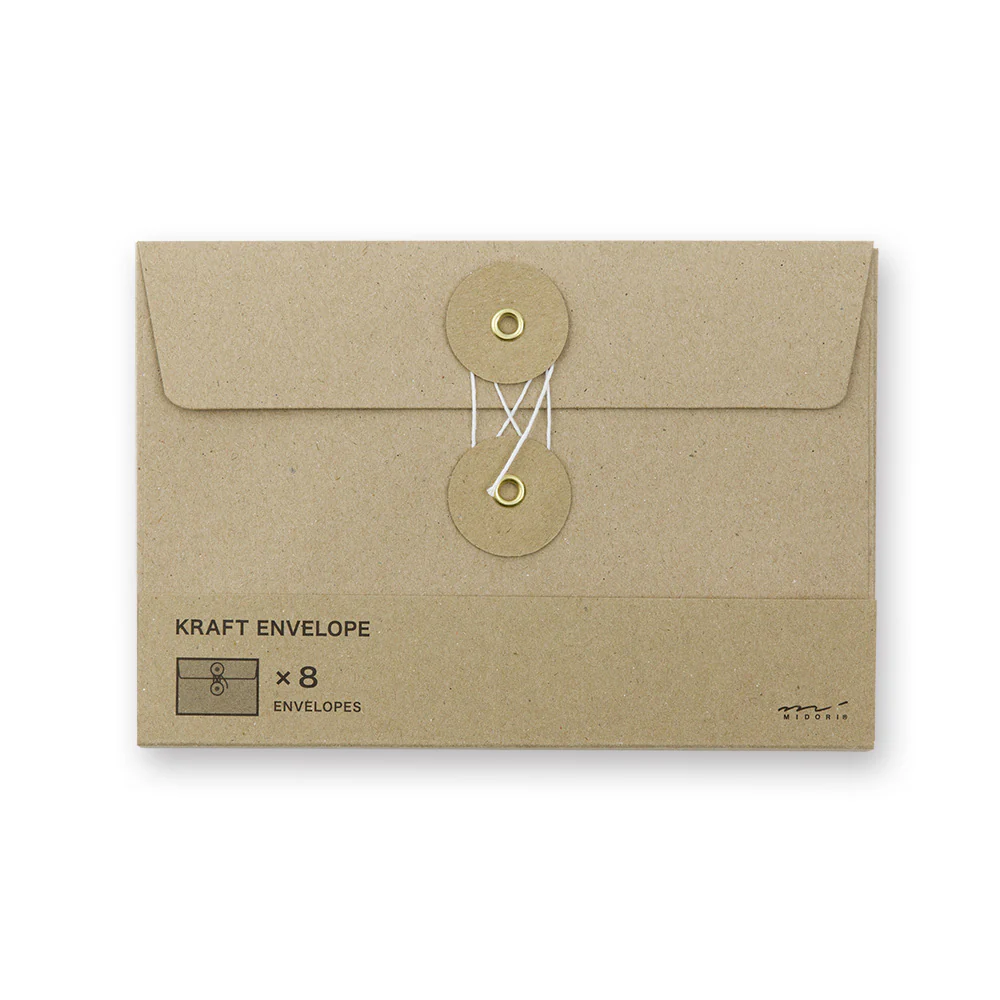 Kraft Briefumschlag mit Kordel M - Braun - TRAVELER'S COMPANY Kraft Briefumschlag mit Kordel M - Braun - TRAVELER'S COMPANY