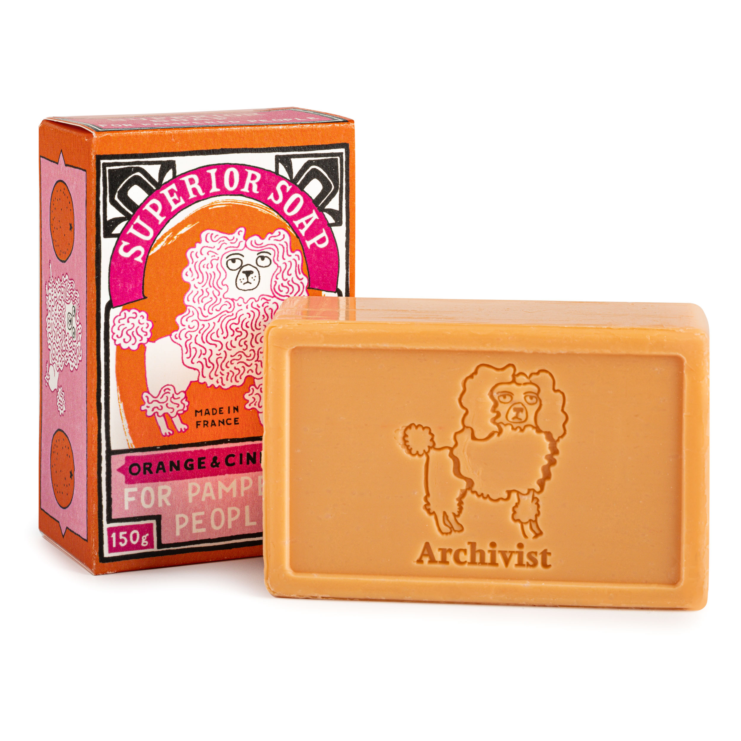 Handseife "Orange & Cinnamon" - For Pampered People von Archivist aus der Kategorie Bath & Body mit der Artikelnummer S010