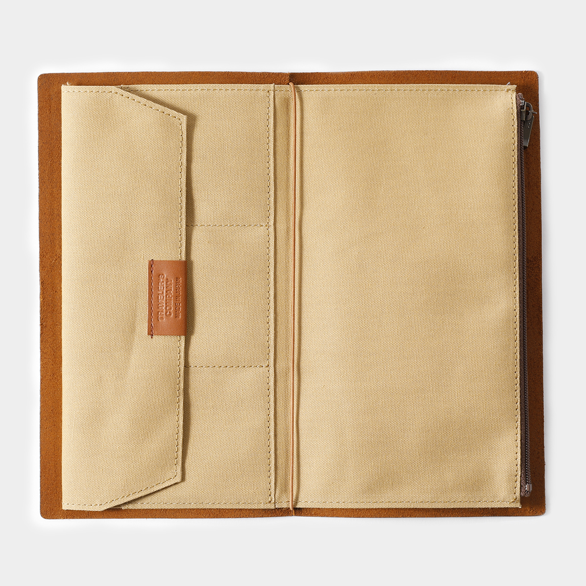 Zipper Case Baumwolle "Beige" - TRAVELER'S FACTORY Notebook Refill Regular