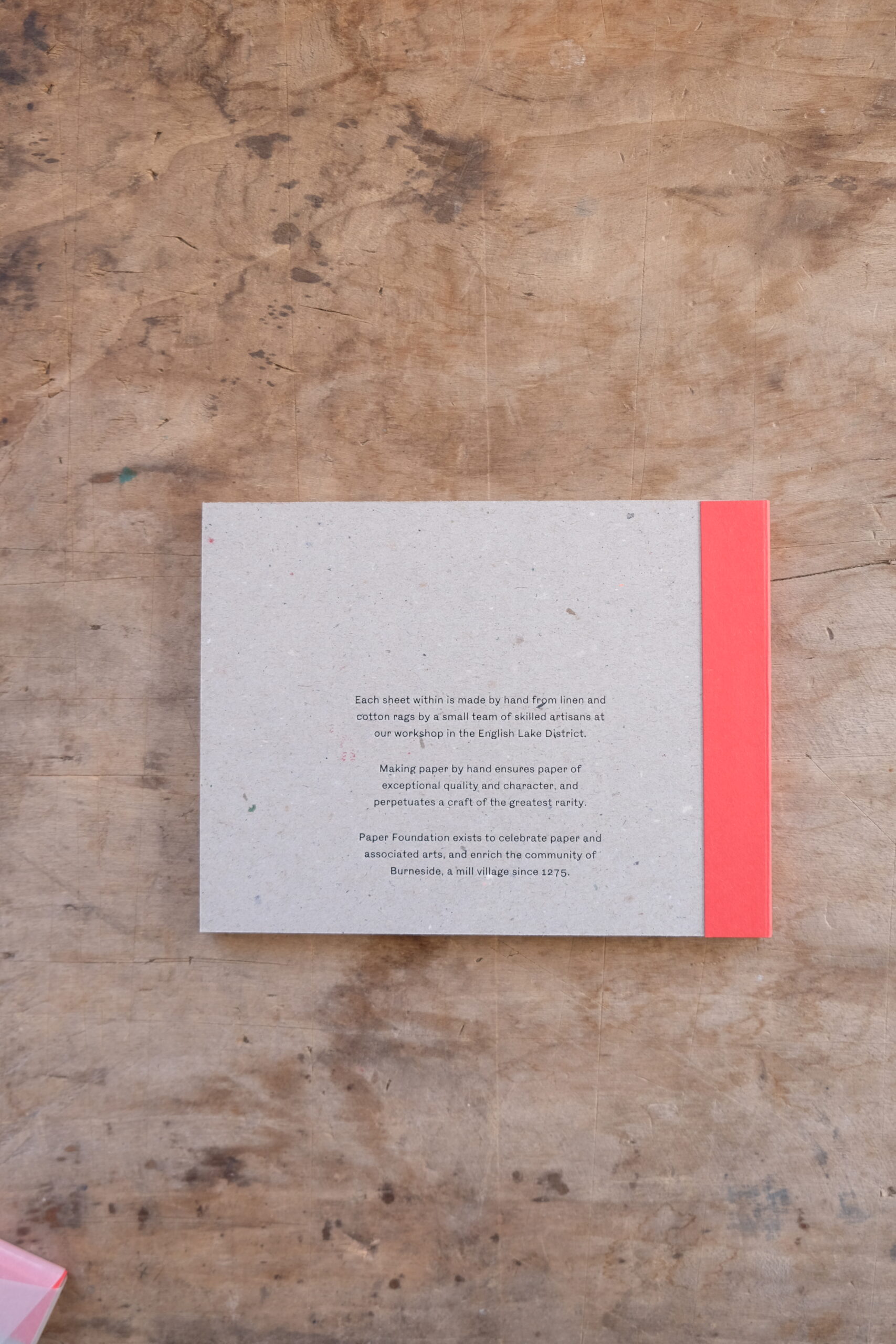 Art Pad S - Zeichenblock - PILLAR BOX RED X IVORY - Paper Foundation