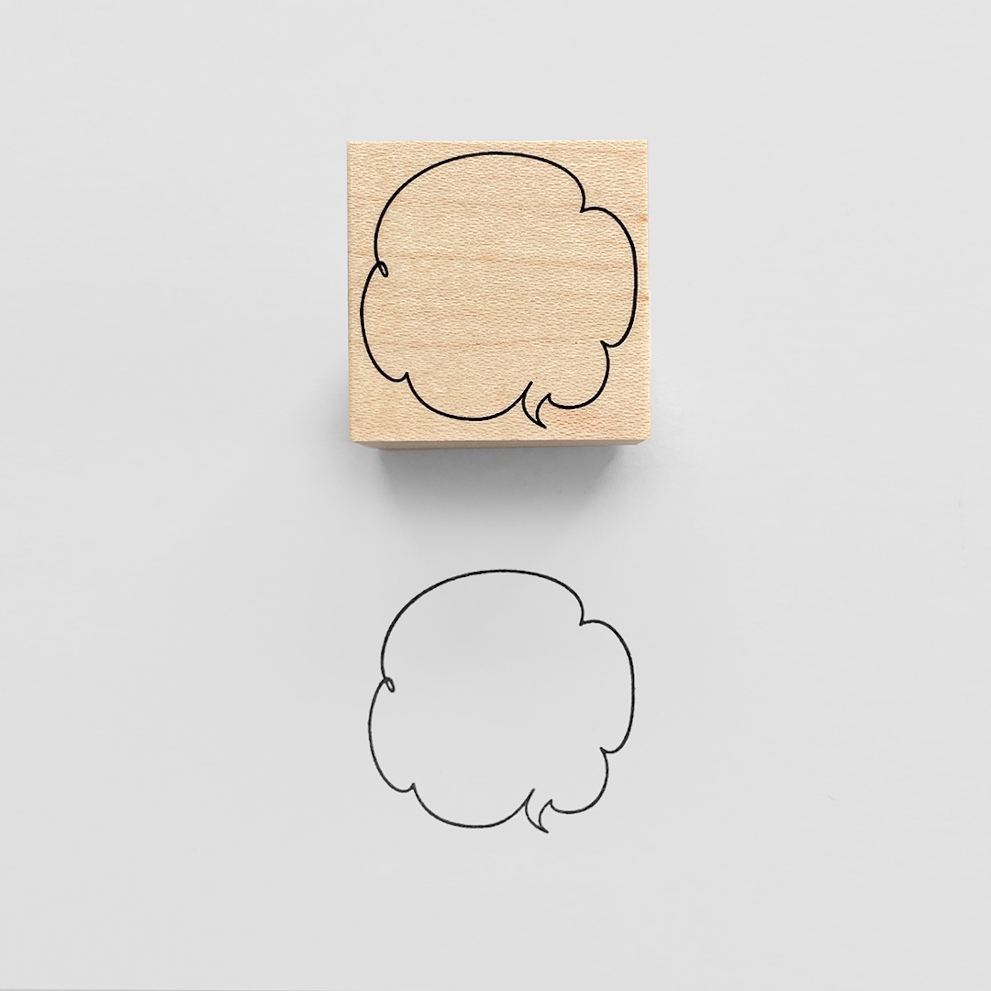 "Sprechblase" - Knoopworks - Japanischer Stempel-KN-30-YAMADA-Stempel von KNOOPWORKS "Sprechblase" - Knoopworks - Japanischer Stempel von YAMADA aus der Kategorie Stempel von KNOOPWORKS mit der Artikelnummer KN-30