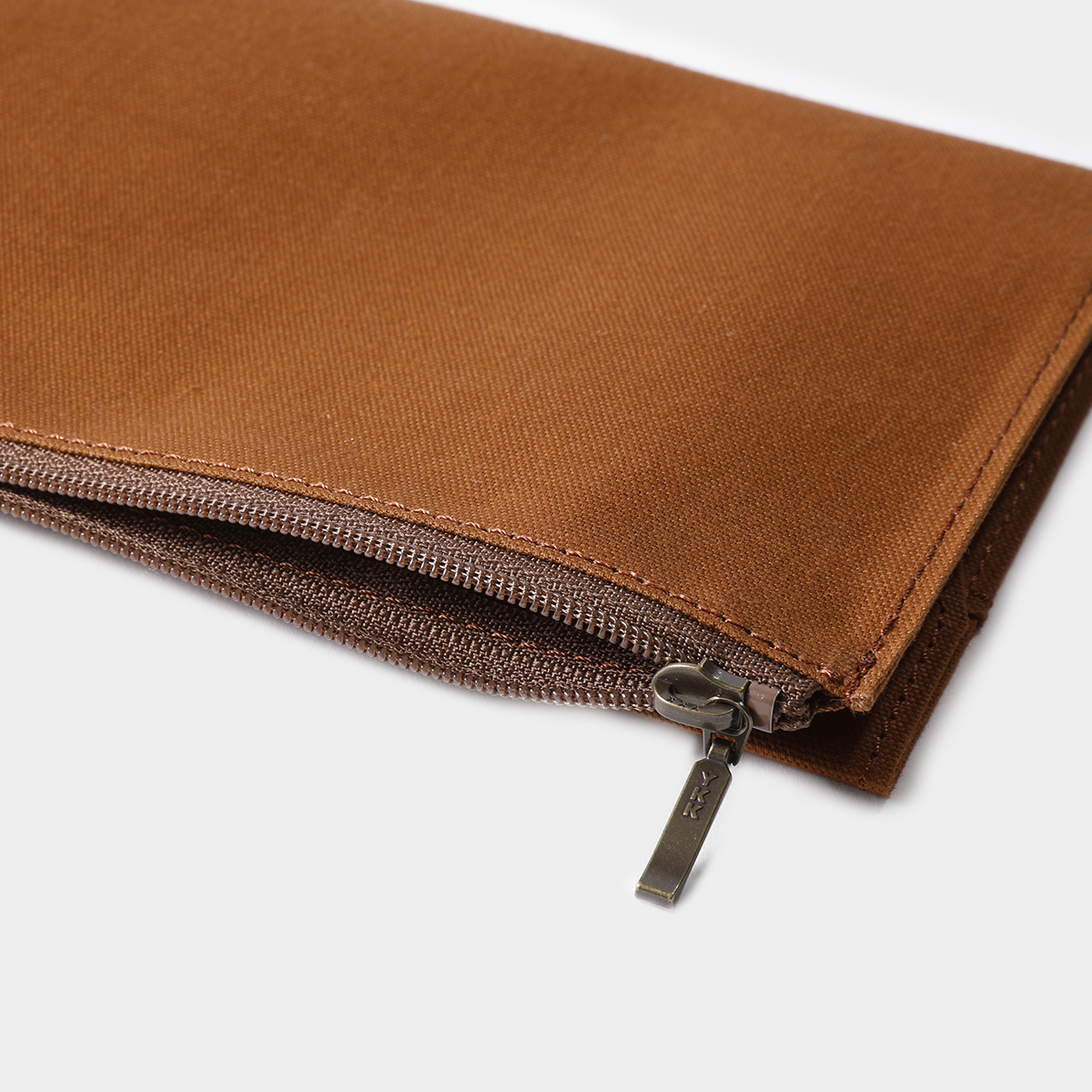 Zipper Case Baumwolle "Braun" - TRAVELER'S FACTORY Notebook Refill Regular