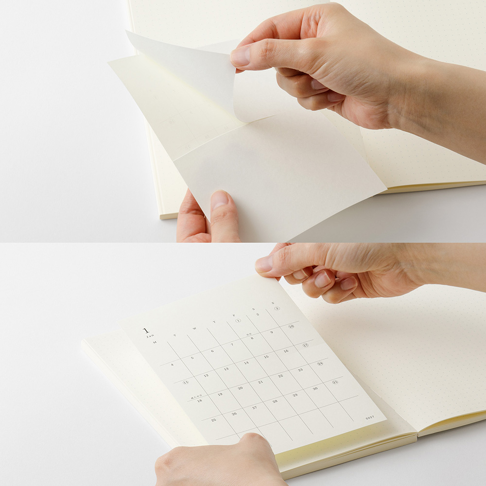 MD Kalenderaufkleber - Diary Sticker 2027 - M