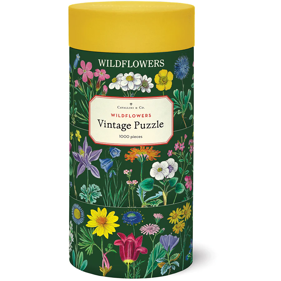 Wildflowers II - Vintage Puzzle von Cavallini - 1.000 Teile Wildflowers II - Vintage Puzzle von Cavallini - 1.000 Teile
