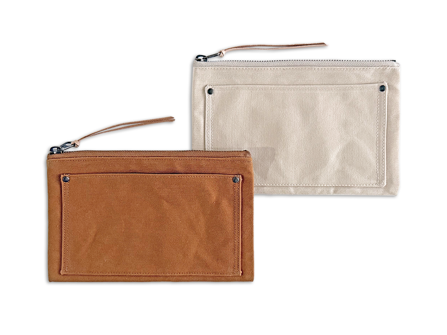 HIRA pouch / Small - Ivory - Etui von Yuruliku