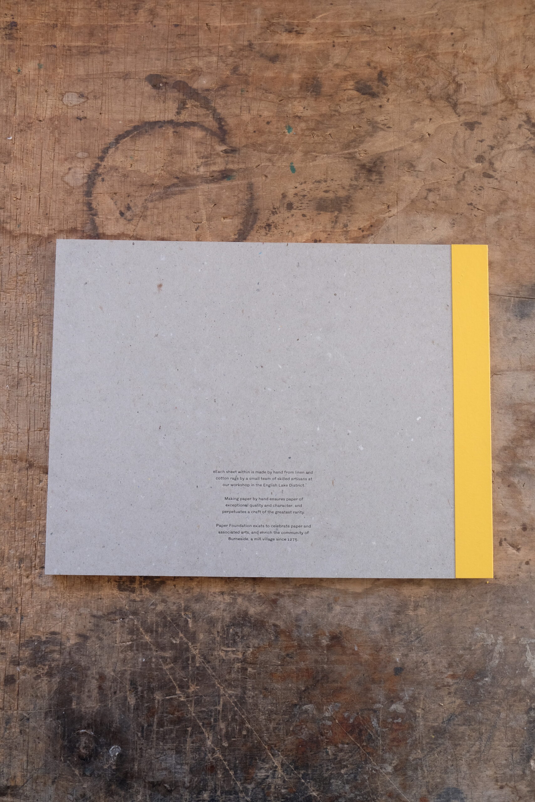 Art Pad L - Zeichenblock - THERMOS YELLOW X WHITE - Paper Foundation