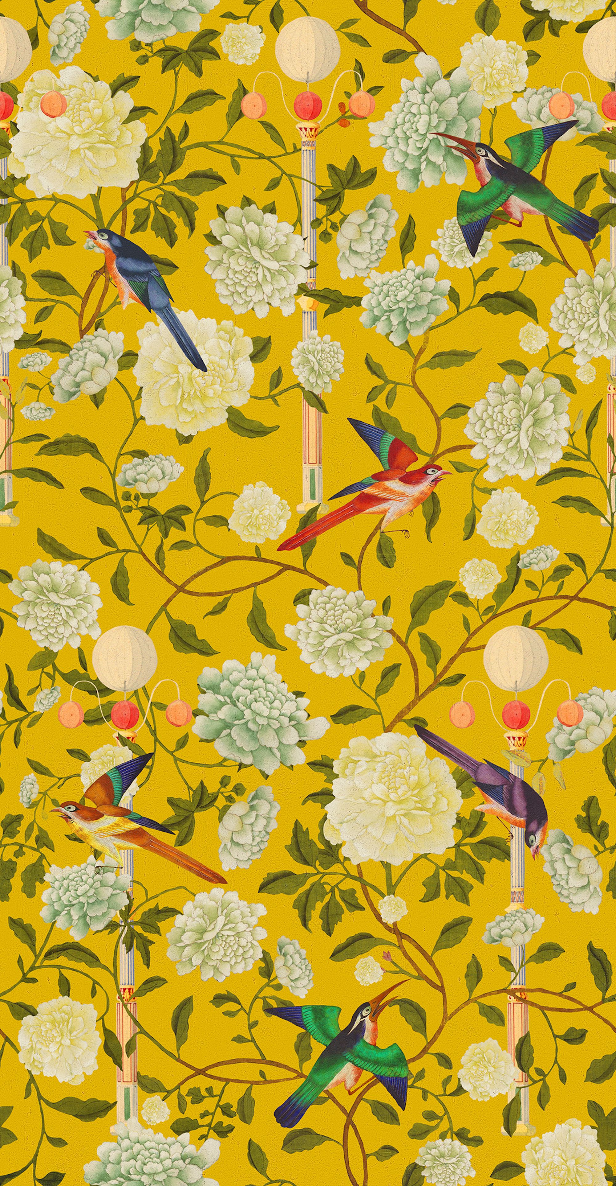 Tapete THE GARDEN OF IMMORTALITY Mustard Yellow-WP20590-MINDTHEGAP-MIND THE GAP Tapete THE GARDEN OF IMMORTALITY Mustard Yellow von MINDTHEGAP aus der Kategorie MIND THE GAP mit der Artikelnummer WP20590