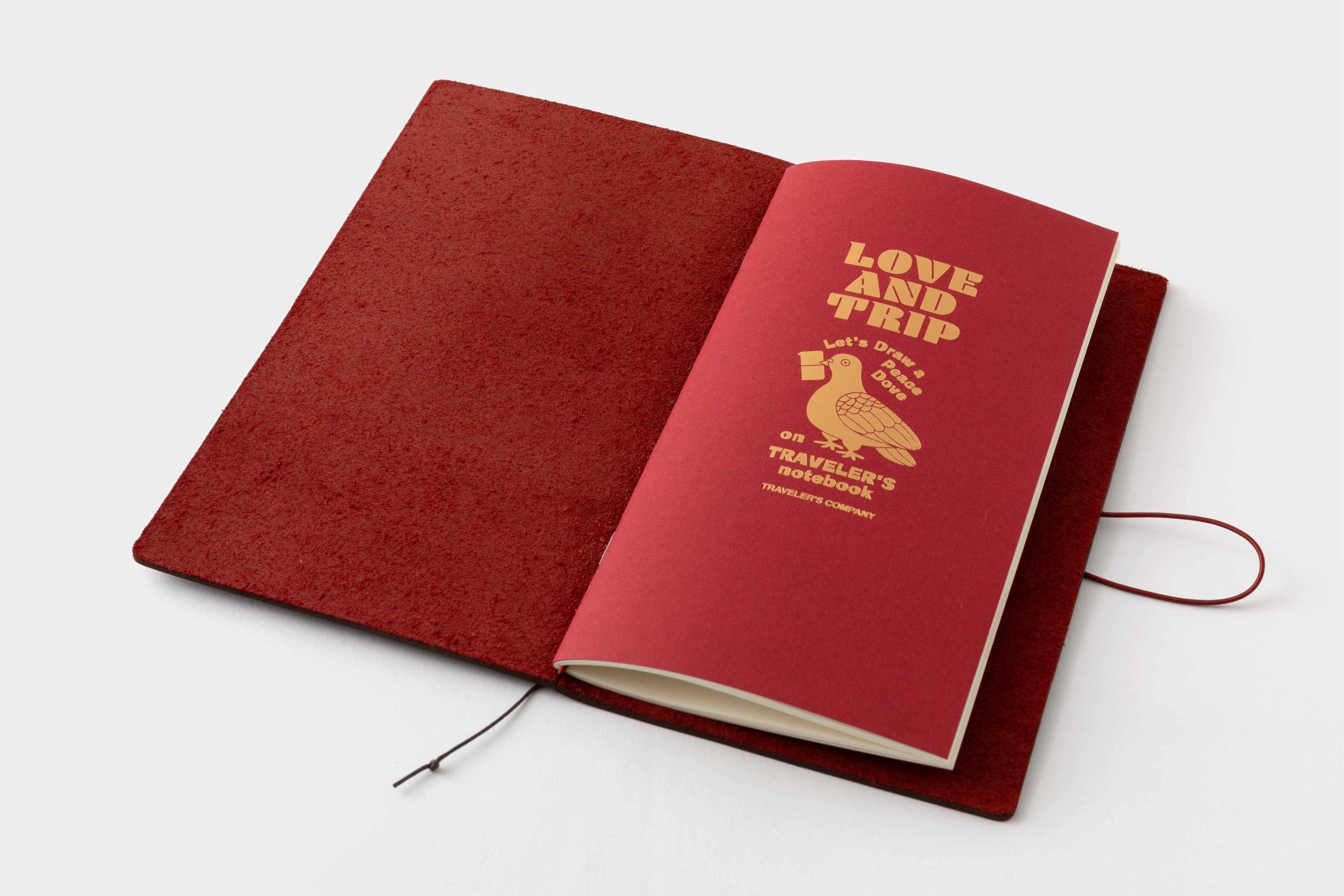 TRAVELER'S Notebook "Love and Trip" Burgundy - Limited Edition - ***Preorder / Vorbestellung***