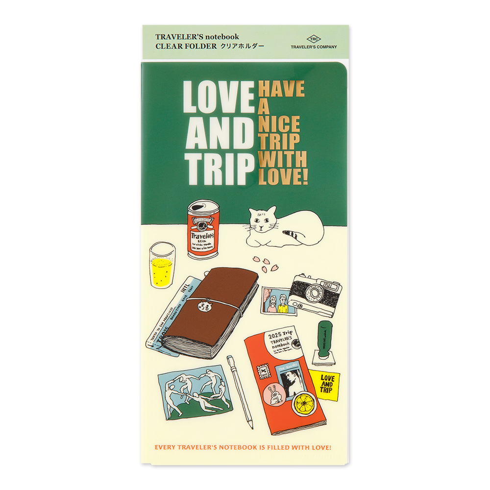 Clear Folder 2025 - TRAVELER'S Notebook Refill von TRAVELER'S COMPANY JAPAN aus der Kategorie Einlagen und Zubehör für Größe "Regular" mit der Artikelnummer 14486006