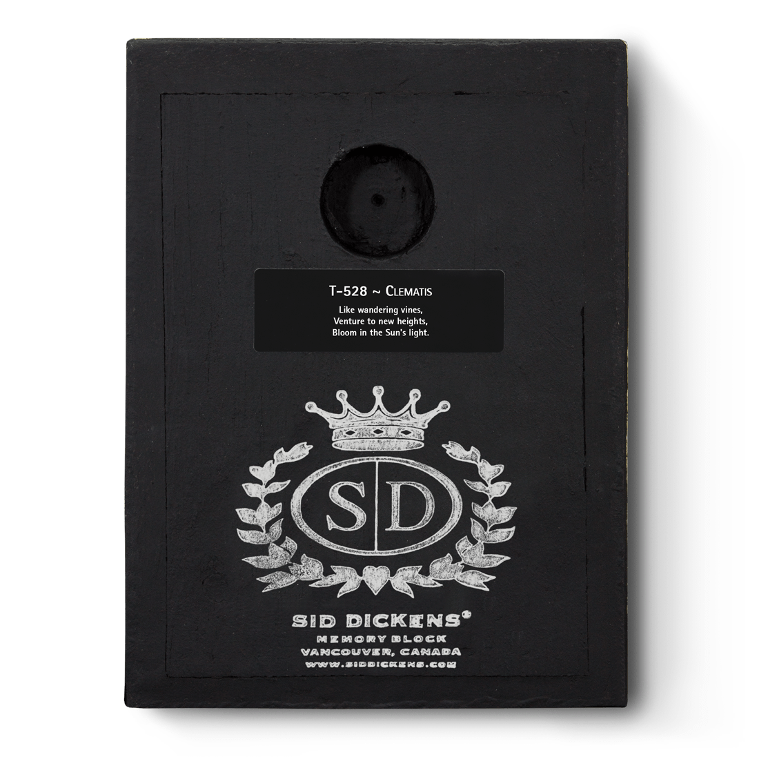 T528 - Clematis - Memory Block Sid Dickens-T528-Sid Dickens-Memory Blocks T528 - Clematis - Memory Block Sid Dickens von Sid Dickens aus der Kategorie Memory Blocks mit der Artikelnummer T528