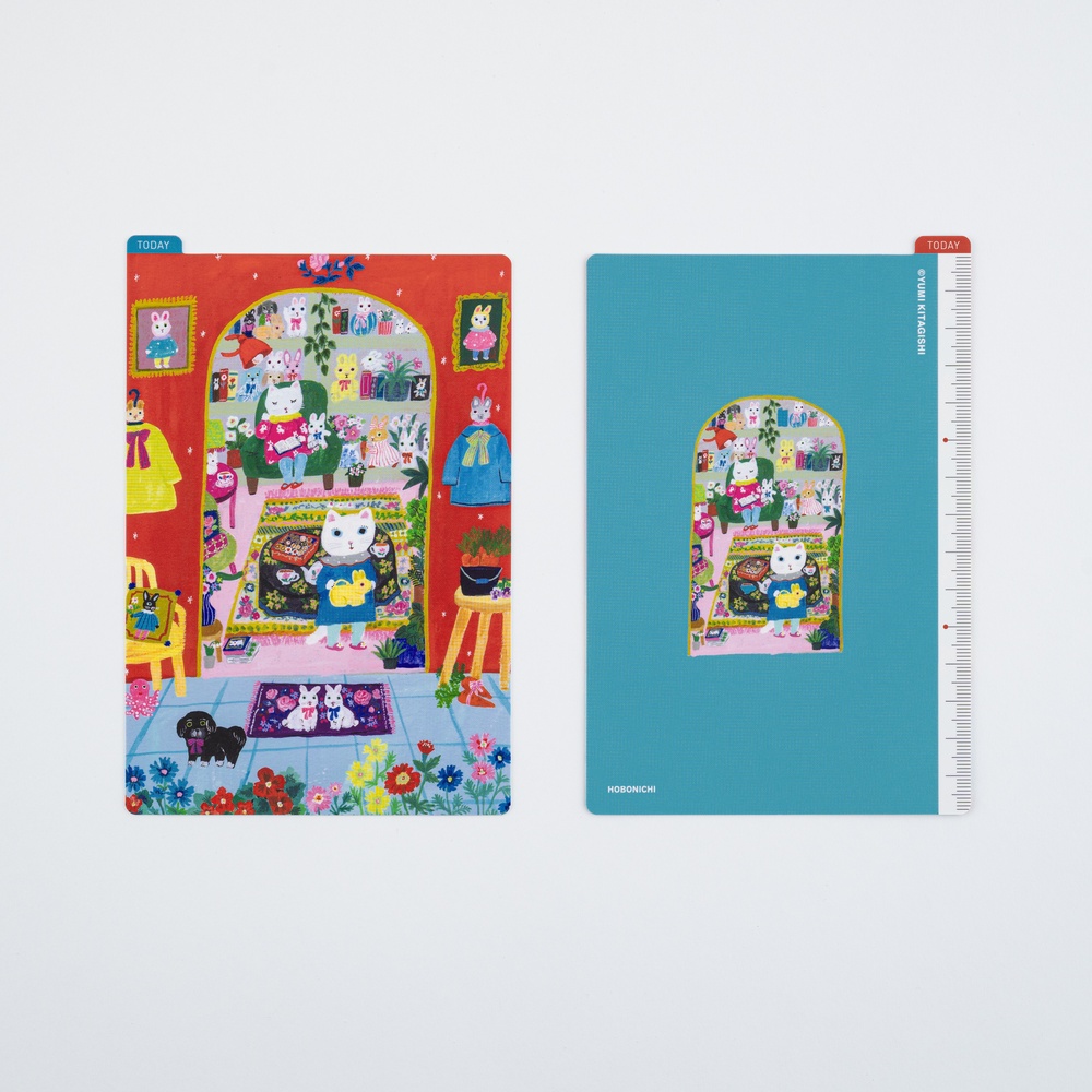 Schreibunterlage A6 – Yumi Kitagishi: In the Room | Hobonichi